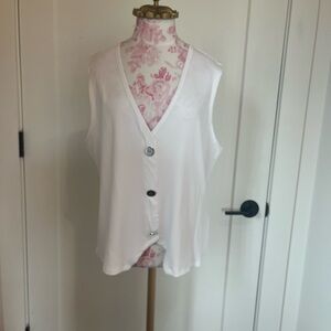 NWT DKNY Women's Sleeveless Rib-Knit Vest Top